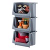 IRIS USA Stackable Storage Bins Open Front, Medium - 3
