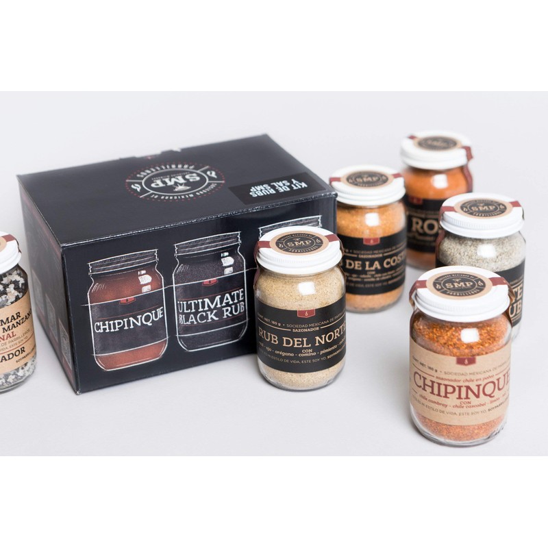 SMP Rubs Variety Pack - 6 count:Ultimate Black Rub, Original