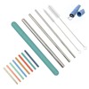 HoPeople My Straws Stainless Steel Straws with Case - Set