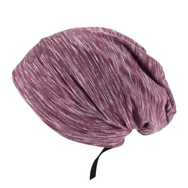 Satin Bonnet Sleep Cap Hair Cover Bonnet Satin Lined Slouchy Beanie Night Sleeping Hat - Adjustable for Curly Hair