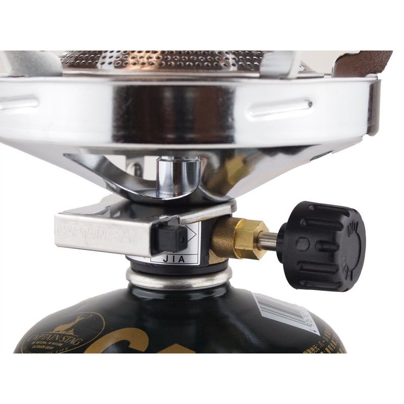 Captain Stag M-7901 Small Gas Burner Stove, For Camping, Piezoelectric