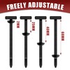200 Pack Nylon Universal Cable Tie Buckle Zip Tie, Heavy