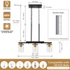 XvmBvm 3-Light Kitchen Island Lighting,Dining Room Lights Modern Farmhouse Chandelier