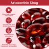 Astaxanthin 12mg with MCT Oil Softgels, Premium Astaxanthin Supplements Organic