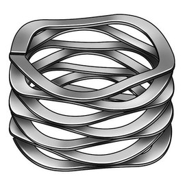 Disc Spring, Poly Wave Comp, 0.375