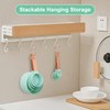 8-Piece Stackable Rose Gold Stainless Steel Handled Measuring Cups and