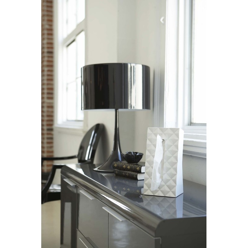 Yamazaki Industries Tissue Case Diamond White 6414