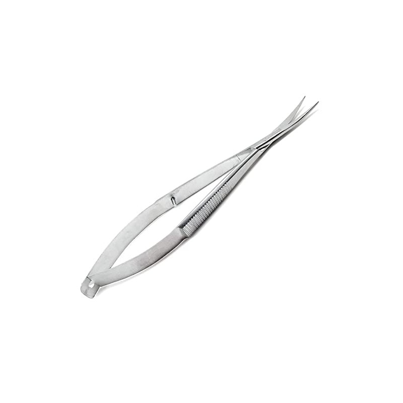 4.5" Curved Stainless Steel Squeeze Scissors