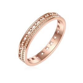 Glanzstücke München Women's Band Ring 925 Sterling Silver, Silver