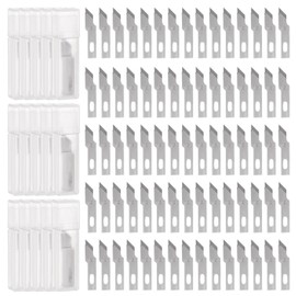 HARFINGTON 40pcs Exacto Knife Blades #12 Hobby Knife Replacement Blades Spare Precision Exacto Blades Hobby Knife Blade Refills for DIY, Art, Cutting, Carving, Scrapbooking, Stencil