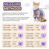 ADNIKIA Sticky Cat Clothes,Pajamas for Cats only,Soft Onesie,Purple M