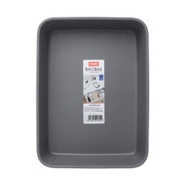 Tatay Drawer Organiser A5 Baobab, Polypropylene, BPA free, Grey. Measures 17,7 x 24 x 5,6 cm