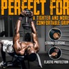EVO Fitness Pair of 18” Deep Black Weight Lifting Wrist