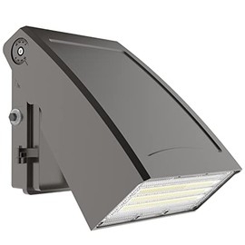 HYPERLITE LED Wall Pack Light 40W with Dusk-to-Dawn Photocell, 5000K Commerical Security Lighting, Ideal Adjustable Wall Pack Lights Outdoor for Warehouse Yard Barn Shop Factory