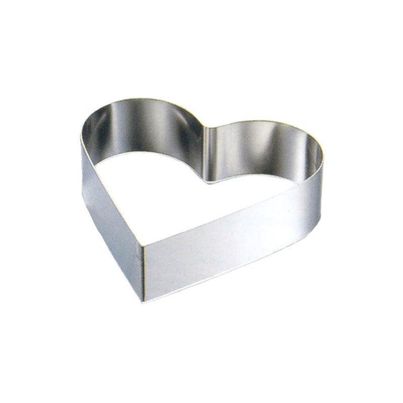 AG 18-8 Heart Shaped Cell Ring 12cm H3cm