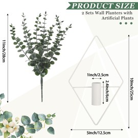 Hanging Artificial Planters Wall Decor