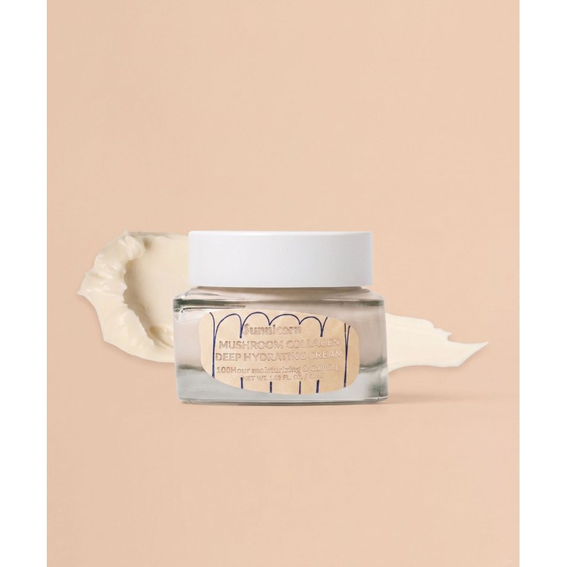 Sunnycon [2-Pack] Mushroom Collagen Deep Hydrating Cream 50ml