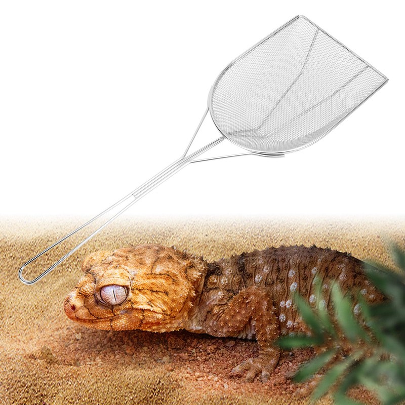 Reptile Sand Shovel Scooper Stainless Steel Fine Durable Litter Corner