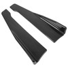 2 Pcs 35cm Rear Bumper Canard Lip Splitter Left Right