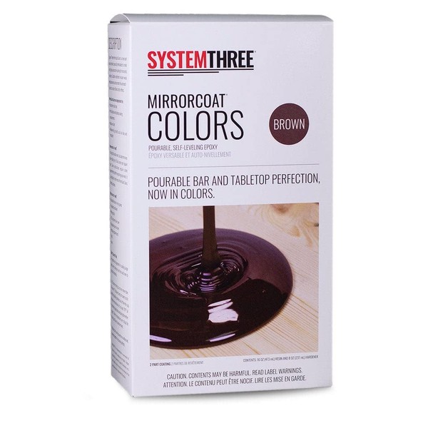System Three T30567 Mirror Coat Brown Kit, 12 oz.