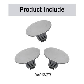 Pack of 3 lawn trimmer spool cover, spool cover for grass trimmer EasyGrassCut 18/18-26/18-260, spool cover compatible with Bosch, to protect the trimmer head 1600A01R5J