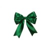 Super Shiny Ribbon Cheer Hair Bow Scrunchie (Green)