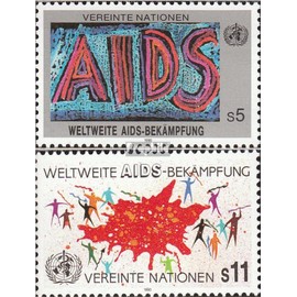 UN - Vienna 100-101 (complete.issue.) unmounted mint/never hinged ** MNH 1990 aids-Fight (Stamps for collectors) Health