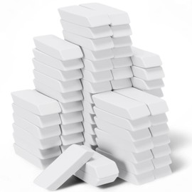 wearage 72 Count Christmas White Pencil Erasers Rectangular Rubber Eraser Bulk for Christmas Bag Supplies Gift Teacher Student