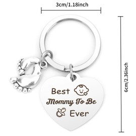 New Mom Gifts for Women Postpartum Gifts for Mom Cute Keychain Mommy to Be Gift for Expecting Moms First Time Moms Postpartum Baby Shower Pregnancy Gift for Wife from Husband Presents for Aunt Sister