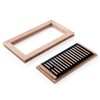 Razo White Oak Wood Flush Mount Floor Register Vent Cover,