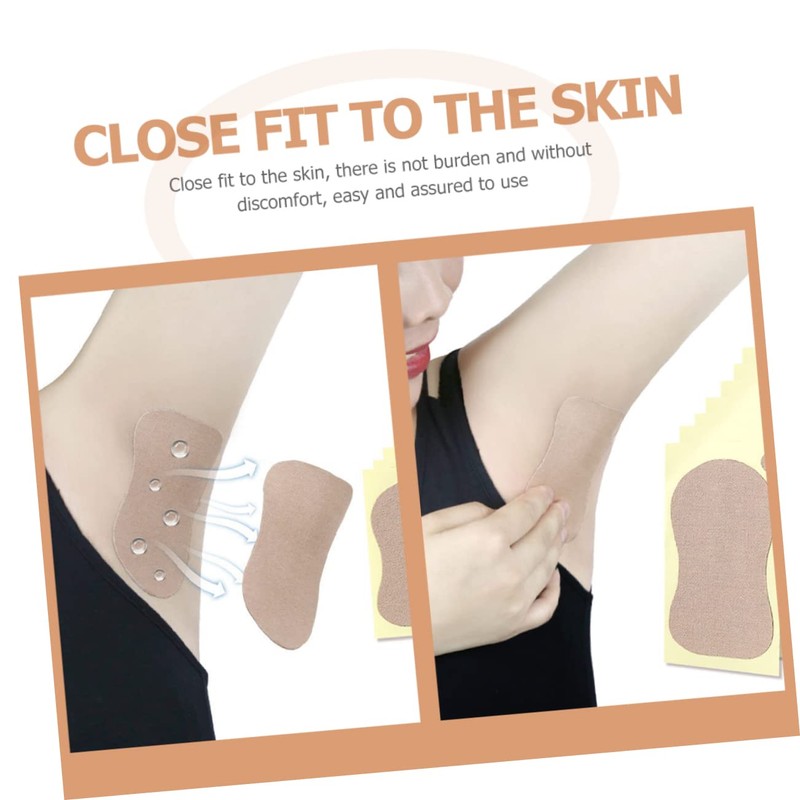 Beavorty 3sets Sweat Pad Undershirt Armpit Shield Stickers Breathable Comfortable