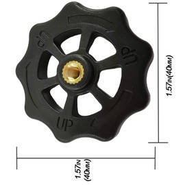 3Dman 4PCS Upgraded Hand Twist Leveling Nut Diameter 40mm + 4PCS Hot Bed Spring Compression+ 4PCS M4X35mm Screws for Creality 3D Printer CR-10 CR-10s Ender 3 Ender 3 Pro Ender 5（4 Set）