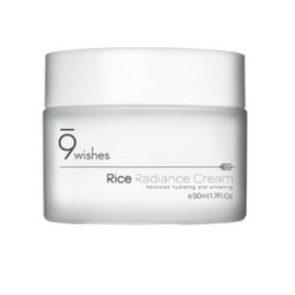 Nine Wishes Rice Radiance Cream 50ml Radiance Cream Korean K-Beauty Skincare School Military Dormitory Airport Departure / 나인위시스 라이스 레디안스 크림 50ml 광채크림 한국K뷰티 스킨케어 학교 군대 기숙사 공항 출국