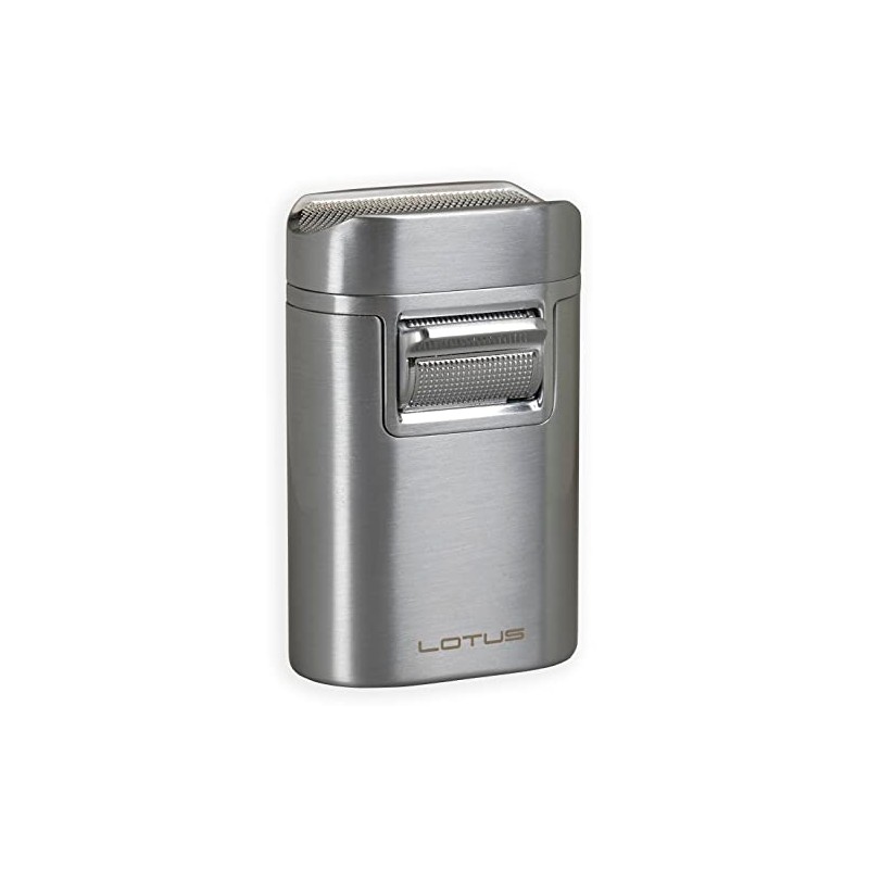 Lotus Brawn Table Cigar Lighter with Quad Wind-Resistant Torch Flames,