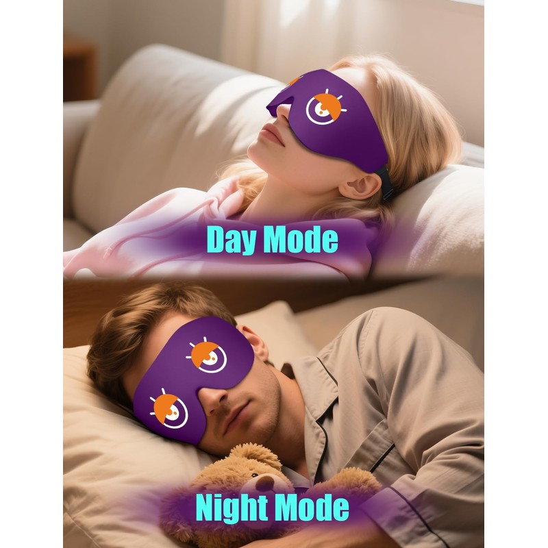 EVA BELLE Sleep Mask Women Men, Comfy Blackout Eye Mask