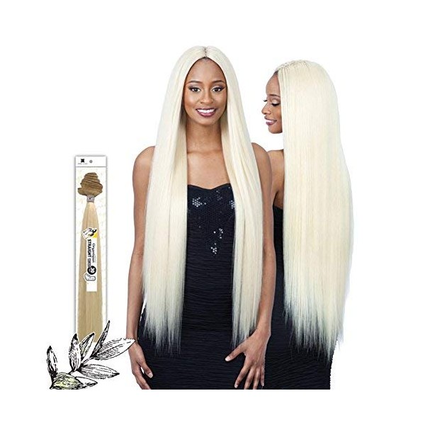 STRAIGHT 36" (1B Off Black) - Shake-N-Go Organique Mastermix Synthetic Bundle Weave