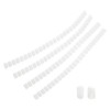 sourcing map 200Pcs 0.21"x0.31" Hinge Dowels, Plastic Dowel Insert for