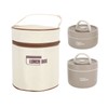 Insulated Lunch Container 304 Stainless Steel Leakproof Portable Round Thermal