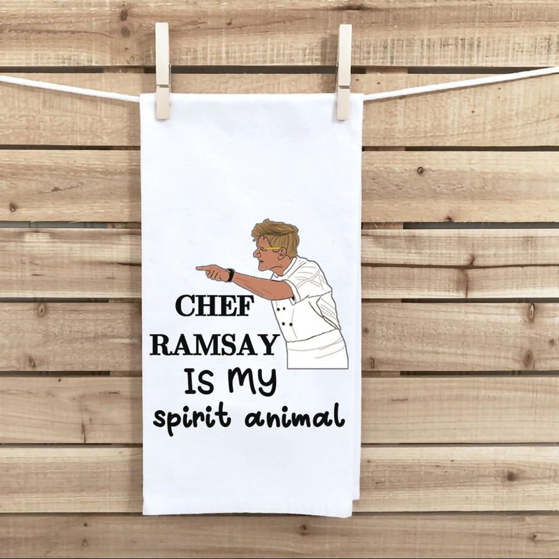 Hk Chef Ramsay Kitchen Towel Cooking Show Gifts Chef Ramsay