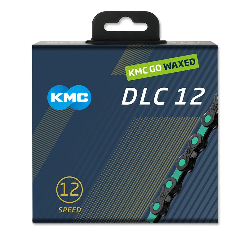 KMC Bicycle Chain, DLC12 Waxed, 1/2 Inch x 11/128 Inch,