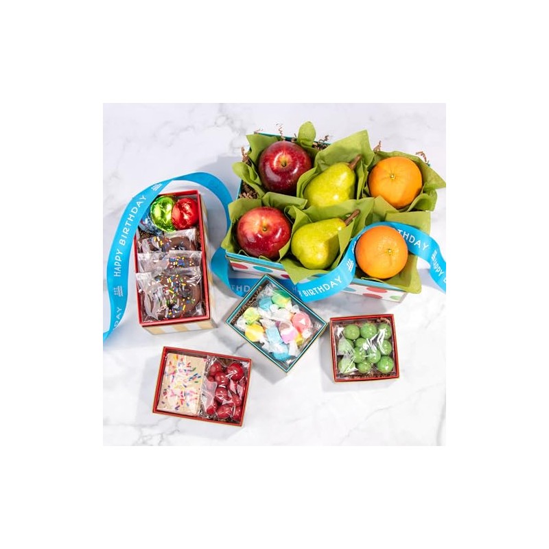 Birthday Fruit & Chocolate Tower