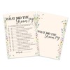 Wildflowers Bridal Shower Game Cards, What Did The Groom Say