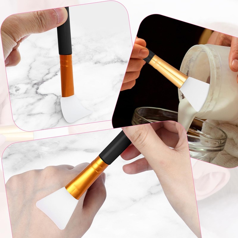 2 Pcs Silicone Face Mask Brushes Silicone Applicator Kit Mask
