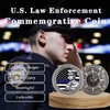 U.S. Police Challenge Coin Law Enforcement Coin Thin Blue Line