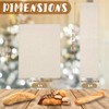 Woanger 8 Pcs Linen Bread Bag Burlap Drawstring Reusable Bread