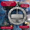 LDS Temple Ornament by Ringmasters | Antique Silver-Finish Hanging Ornament
