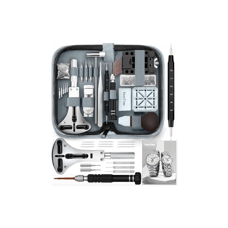 Kit de Reparación de Relojes EasyTime con 147 Piezas y