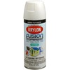 Krylon K02422007 'Fusion for Plastic' Satin Dover White Plastic Paint - 12 oz. Aerosol