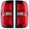 PAANLOK OE Red Tail Lights for 2014-2019 Chevy Silverado 1500/2500/3500