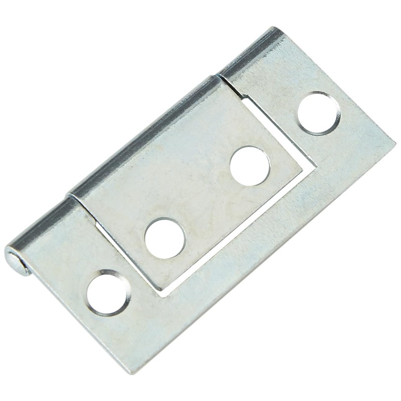 Merriway BH03826 (2 Pcs) Bright Zinc Plated Flush Door Cupboard
